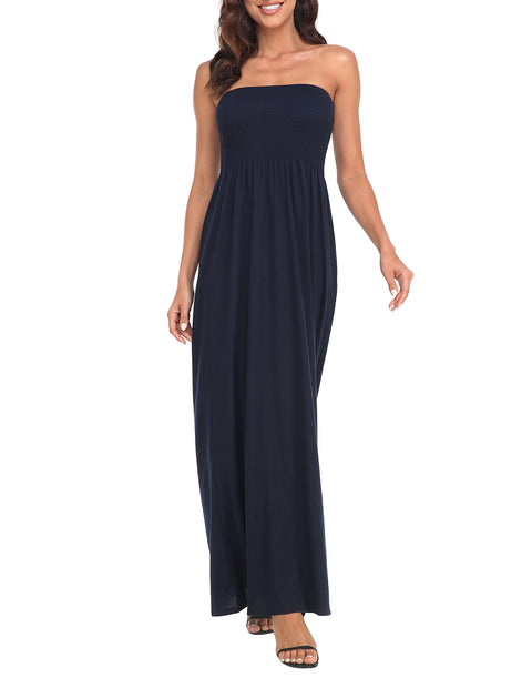 Strapless Summer Maxi Dress