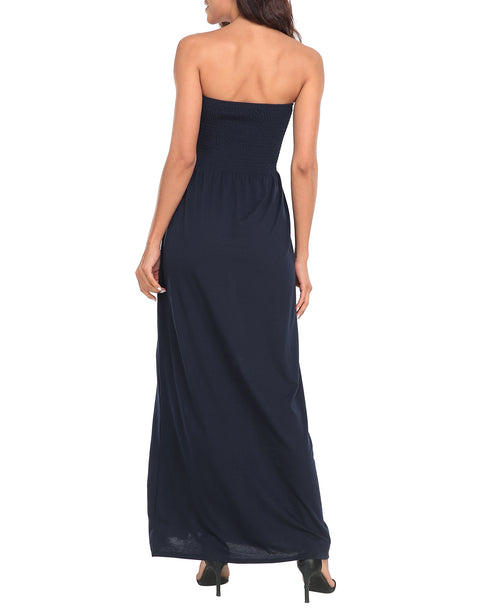 Strapless Summer Maxi Dress