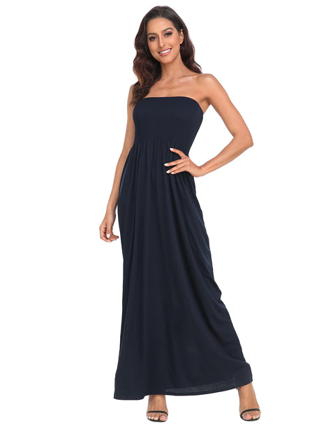 Strapless Summer Maxi Dress