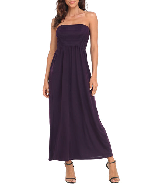 Strapless Summer Maxi Dress