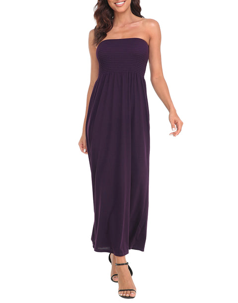 Strapless Summer Maxi Dress