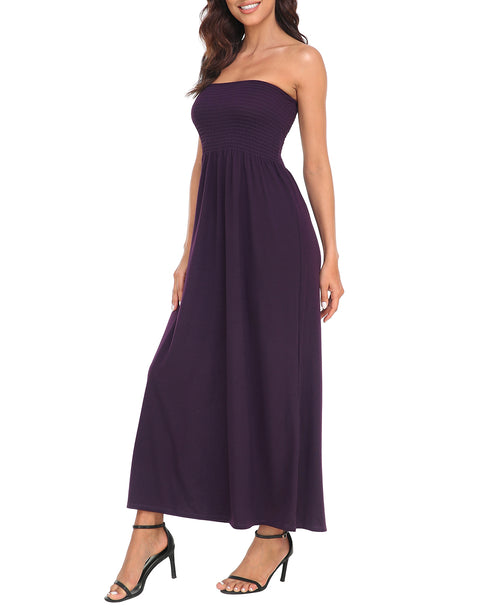 Strapless Summer Maxi Dress