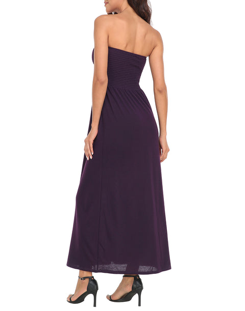 Strapless Summer Maxi Dress