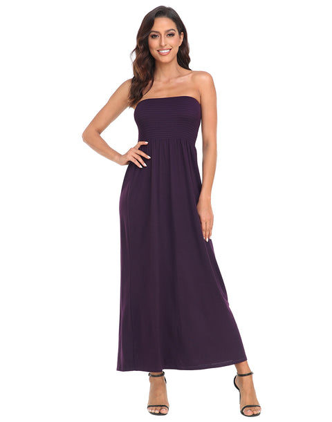 Strapless Summer Maxi Dress