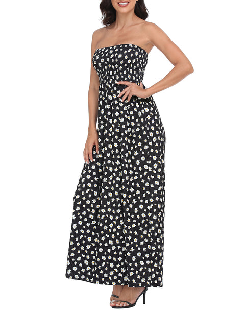 Strapless Summer Maxi Dress