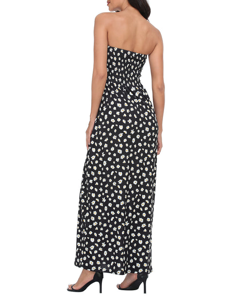 Strapless Summer Maxi Dress