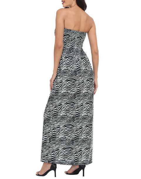 Strapless Summer Maxi Dress