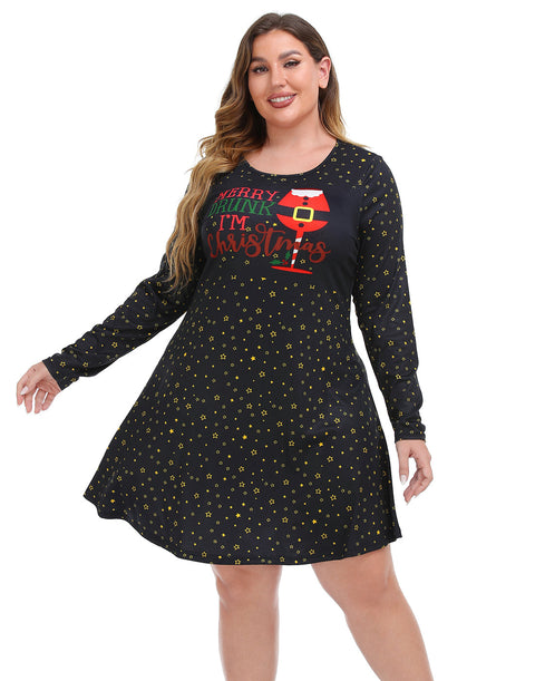 Plus Size Ugly Christmas Dress