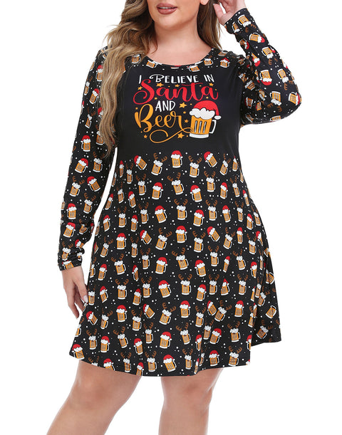 Plus Size Ugly Christmas Dress