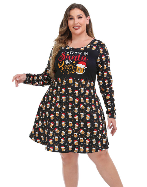 Plus Size Ugly Christmas Dress