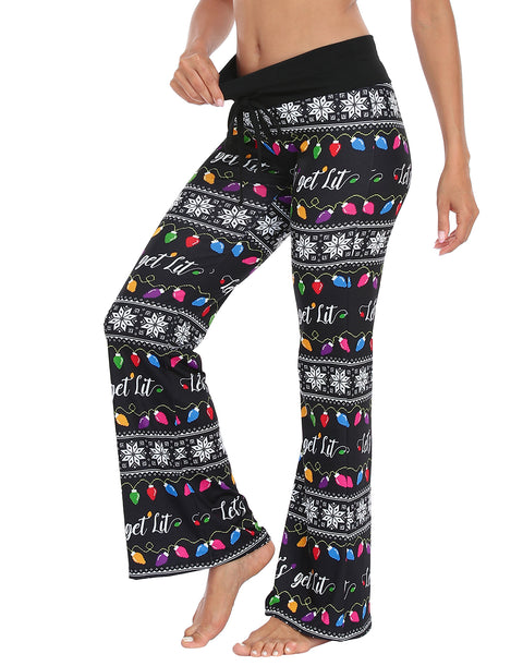 Get Lit Wide Leg Pajama Pants